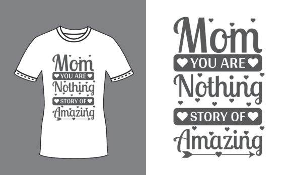 Amazing Mom Quote Typography SVG T-Shirt Review