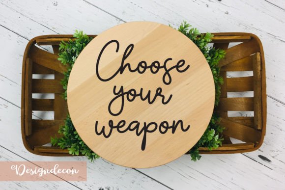 Choose Your Weapon Quote Lettering SVG Review