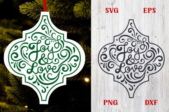Joy and Love Christmas Arabesque SVG Review for Real Projects