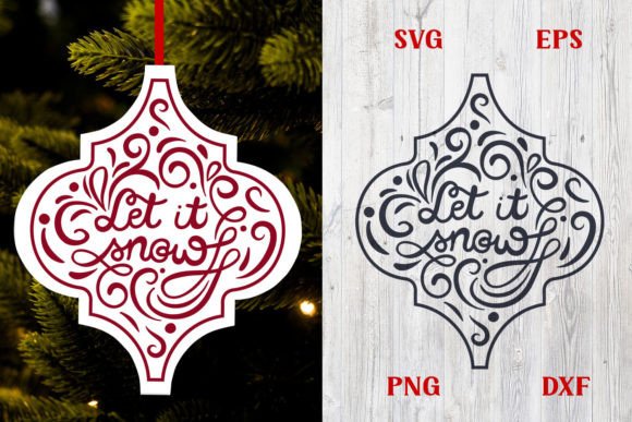 Let It Snow Christmas Arabesque SVG Review for Real Projects