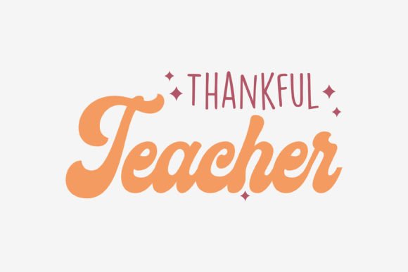 Thankful Teacher Thanksgiving SVG Quote Review